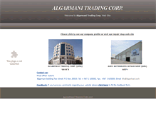 Tablet Screenshot of algarmani.com